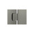 Meir Shadow Gunmetal Glass-to-Glass Shower Door Hinge MGA01N-PVDGM for Frameless Glass Screens in Australia