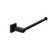Meir Matte Black Square Single Towel Rail 600mm for Modern Australian Bathroom Renovations