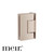 Meir champagne rose gold glass to wall shower door hinge for frameless screens in Australian bathrooms