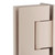 Meir Rose Gold Square Shower Screen Glass Panel Wall Mount U-Bracket for 10mm Thick Glass - Renovator Store Australia