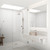 Modern Frameless Champagne Rose Gold Shower Screen Panel with Glass-to-Wall Mount for Luxury Australian Bathrooms
