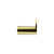 Meir Curvae Double Robe Hook in Champagne Gold finish for modern luxury bathrooms in Australia.