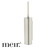 Meir Round PVD Brushed Nickel Toilet Brush and Holder for luxury bathroom renovations in Australia.