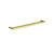Meir Curvae 800mm Double Towel Rail in Gold for modern Australian bathroom renovations.