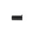 Meir Curvae Matte Black Toilet Roll Holder with minimalist curved design for modern Australian bathrooms.
