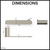 Meir Curvae Toilet Roll Holder in a modern minimalist design for luxury Australian bathrooms.