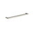 Meir Curvae PVD Brushed Nickel Single Towel Rail 600mm for modern Australian bathrooms.