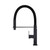 Matte Black Round Gooseneck Pull Down Kitchen Mixer Tap - WELS Rated Sink Faucet Australia