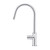 Meir Round Pinless Piccola Polished Chrome Pull Out Kitchen Mixer Tap with retractable hose and dual spray functions for modern Australian kitchens.
