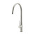 Meir Round Piccola Pull Out Kitchen Mixer Tap in PVD Brushed Nickel finish for modern Australian home renovations.