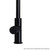 Meir Round Pinless Piccola Matte Black Pull Out Kitchen Mixer Tap with high-pressure spray nozzle, ideal for modern Australian kitchen renovations.