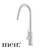Meir Round Piccola Pull Out Kitchen Mixer Tap in Polished Chrome finish, featuring a swivel spout and retractable hose for modern Australian kitchens.