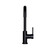 Meir Matte Black Solid Brass Lead-Free Kitchen Mixer Tap, Modern Round Gooseneck Sink Faucet for Australian Homes