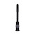 Meir Matte Black Round Kitchen Mixer Tap with Front or Side Lever Installation on White Sink in Australia