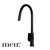 Meir Round Paddle Piccola Pull Out Kitchen Mixer Tap in Matte Black finish, a modern and functional choice for Australian kitchens.