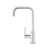 Modern Polished Chrome Solid Brass Single Lever Kitchen Mixer Tap for Australian Homes