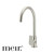 Meir Round Gooseneck Kitchen Mixer Tap with Paddle Handle in PVD Brushed Nickel for Australian Kitchens and Laundries.