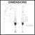 Meir Round Gooseneck Kitchen Mixer Tap MK03 Dimensions Diagram Renovator Store Australia