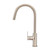 Meir Round Paddle Piccola Pull Out Kitchen Mixer Tap in Champagne Rose Gold finish for modern Australian kitchens.