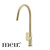 Meir Round Piccola Pull Out Kitchen Mixer Tap with Paddle Handle in Tiger Bronze Gold available in Australia.