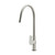 Meir Round Piccola Pull Out Kitchen Mixer Tap with Paddle Handle in PVD Brushed Nickel finish, available at Renovator Store Australia.