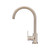 Meir Round Gooseneck Kitchen Mixer Tap with Paddle Handle in Champagne finish, available at Renovator Store for delivery across Australia.