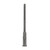 Meir Round Paddle Piccola Pull Out Kitchen Mixer Tap in Shadow Gunmetal finish featuring a minimalist single handle and curved spout for modern Australian kitchens.