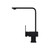 Minimalist Matte Black Square Neck Kitchen Mixer Tap - WELS 4 Star Certified Water Efficient Faucet for Modern Australian Homes