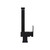 Modern single lever kitchen mixer tap showing flexible handle installation options for left, front, or right side placement in Australian homes.