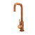 Modern Square Gooseneck Kitchen Mixer Tap in Lustre Bronze Finish for Contemporary Australian Home Renovations