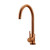 Meir Round Gooseneck Kitchen Mixer Tap in PVD Lustre Bronze Finish for Australian Home Renovations