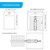 Higold A Series Pull-Out Trouser Rack dimensions for 900mm wardrobe cabinet in Australia