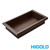 Higold B Series pull out wardrobe drawer storage in natural PU leather finish for 900mm wide cabinets, a luxury shallow profile basket for bedroom closet organization in Australia.
