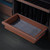 Higold B Series Natural Brown PU Leather Low Profile Pull Out Wardrobe Basket Australia