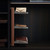 Higold B Series Natural PU Leather 3-Tier Side Mount Slide Out Wardrobe Storage Basket for bags and accessories in Australian homes.