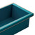 Higold B Series Tiffany Teal leathery wardrobe storage basket with smooth sliding runners for 900mm cabinets in Australia.