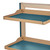 Tiffany Teal 3-Tier Side Mount Wardrobe Organiser Shelves for Bags and Accessories.