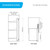 Higold B Series Teal Slide Out Wardrobe Storage Dimensions for Right Side Mount 400mm Cabinet Australia