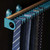 Higold B Series Tiffany Teal Tie Storage Organiser for Wardrobe Closets available at Renovator Store Australia.