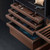 Higold B Series Natural Brown PU Leather Pull Out Wardrobe Drawer for 900mm Cabinets - Deep Profile Closet Storage Organizer available at Renovator Store Australia.