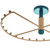 Higold B Series teal rotating multifunctional trouser rack for corner wardrobe cabinets in Australia.