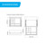Higold B Series pull-out wardrobe storage box dimensions for 600mm cabinets, ideal for organized walk-in closets in Australia.