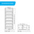 Higold B-Series 12-tier rotating shoe rack for 900mm wardrobe cabinets, premium storage solution for Australian homes.