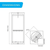 Higold B Series rotating multifunctional 3-tier trouser rack dimensions for 900mm wardrobe corner cabinets Australia.