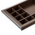 Multi-compartment wardrobe drawer organizer with 10 sections in a brown finish, ideal for organizing underwear and undergarments in Australian homes.