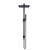 Meir Square King 2-in-1 Matte Black Shower Rail Set with Rainfall Head and Handheld Spray for Australian Modern Bathroom Designs SKU MZ0203