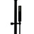 Meir Matte Black Square Combination Shower Rail Set with 300mm Rain Head and Handheld Wand for Modern Australian Bathrooms