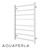 Aquaperla 8-Bar Square Chrome Electric Heated Towel Rail for Modern Australian Bathrooms