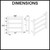 Aquaperla Round 4-Bar Heated Towel Rail dimensions diagram showing 500mm width, 520mm height, and 120mm depth for modern Australian bathroom installations.