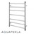 Aquaperla Round 7 Bar Chrome Electric Heated Towel Rail for Modern Australian Bathrooms